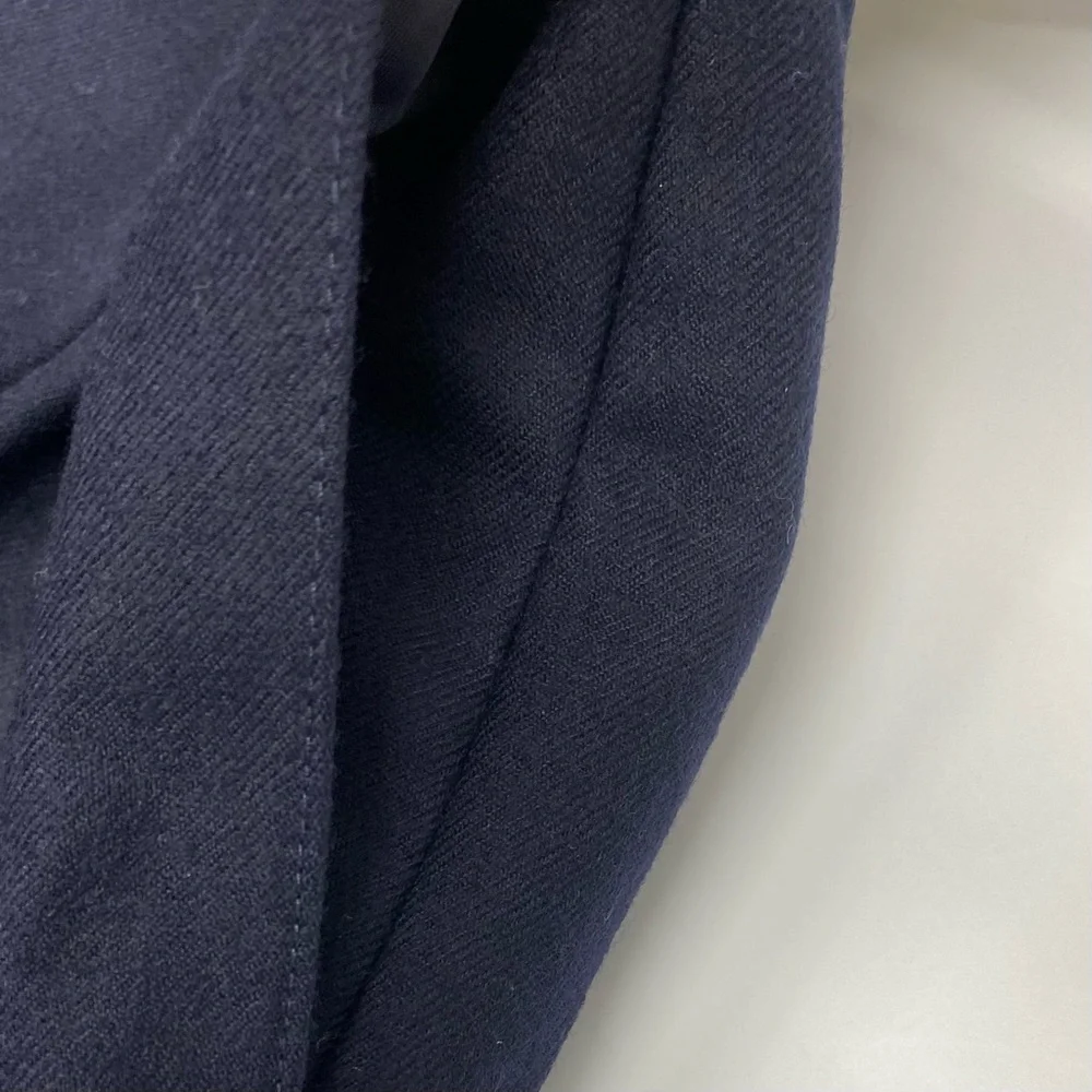 Harve Benard Women’s Navy Blue Wool Pants 14 Lined Side Zip/Button Closure NWT - Picture 5 of 14